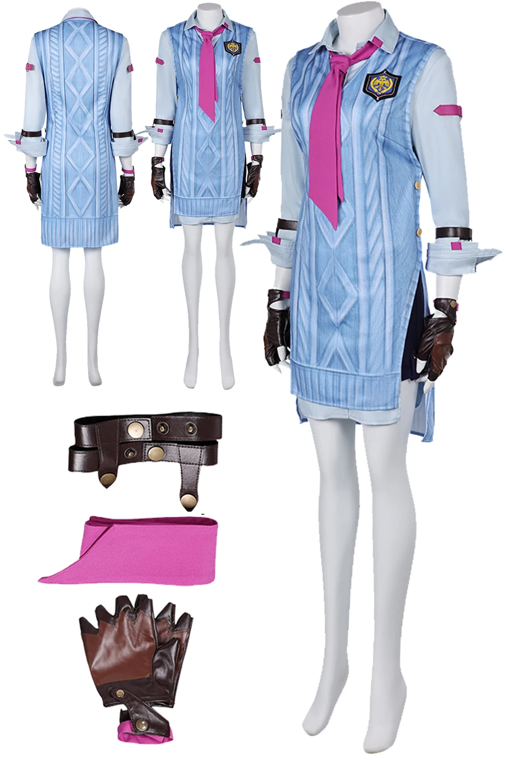 Женский костюм для косплея Asuka Kazama из аниме-игры Tekken8 Маскировочные наряды