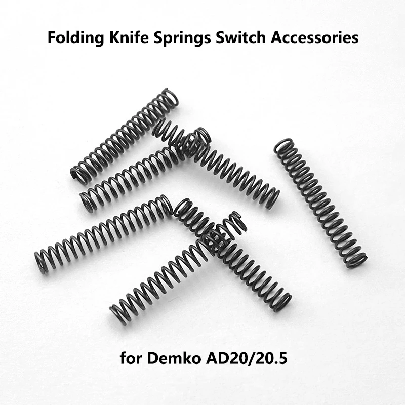 5pcs/Set Demko AD20 AD20.5 Lock Folding Knife Tension Springs DIY Making Switch Accessories Parts Refitting Repair Screw Replace