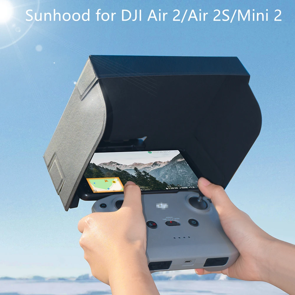 

Smartphone Tablet Foldable Sunhood for DJI Air 2/Air 2S/Mini 2 Remote Control Drone Controller Hood RC Accessories