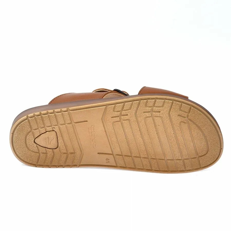 

Slippers Ceyo Grande Casual Belted Mens Shoes TAN