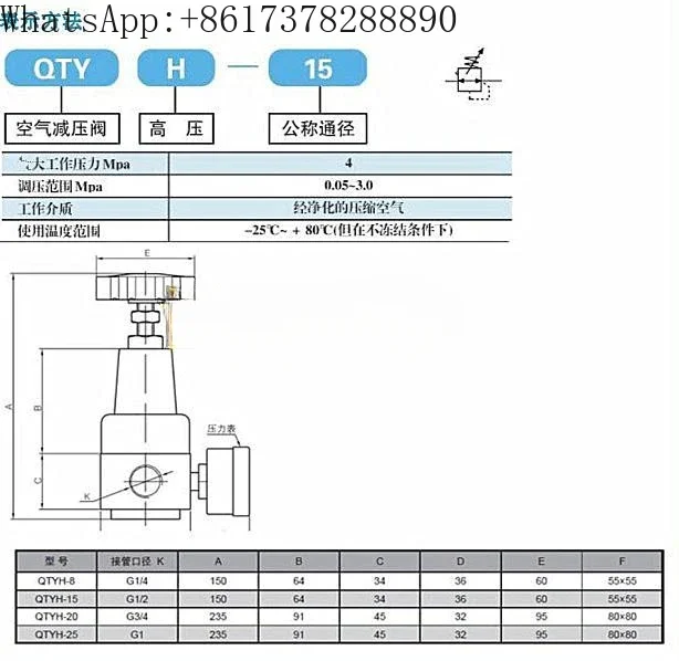 Редукционный клапан высокого давления аксессуары для выдувного формовочного