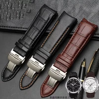 calfskin genuine cow leather watchband belt for tissot t035 watch strap bracelets butterfly buckle replacement 22mm 23mm 24mm