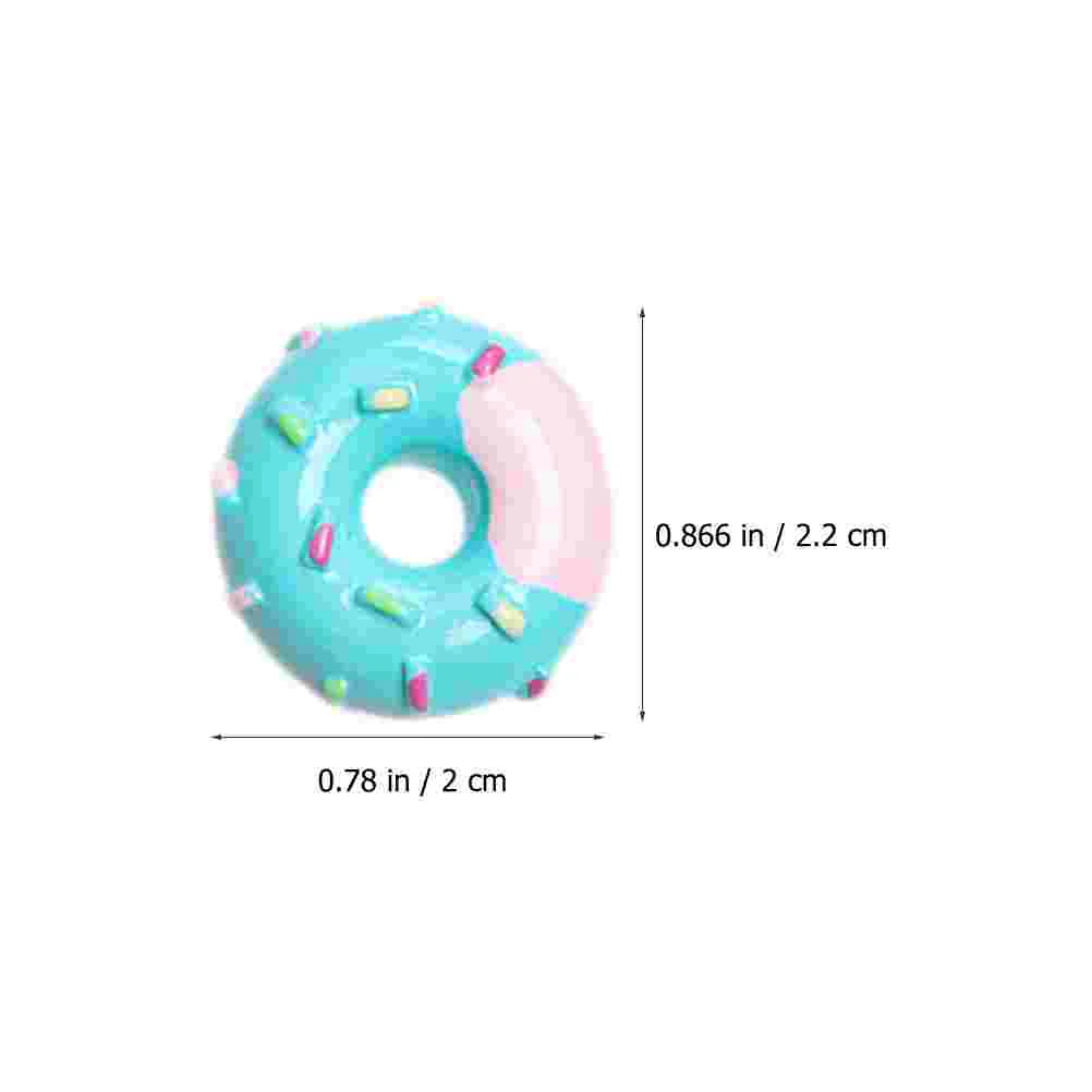 Simulation Donut House Donuts Decor Resin Phone Case Decors Small Figurine