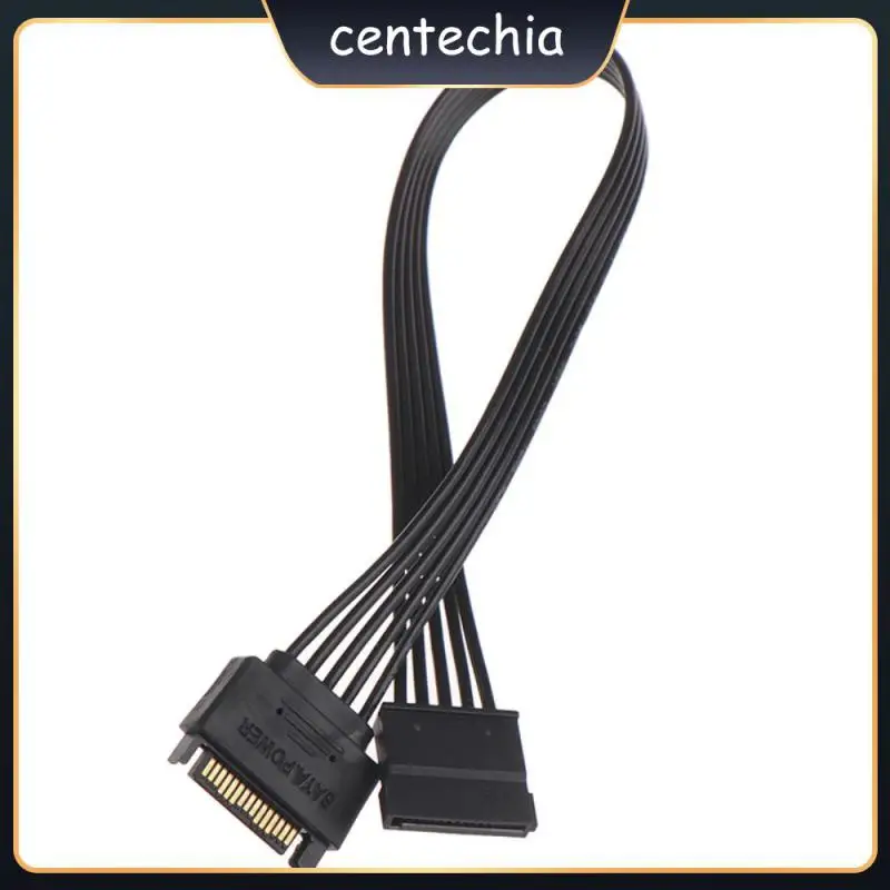 

30cm Ul 1007 18awg Wires 15pin Sata Power Extension Cable For Hdd Ssd Sata 15pin Male To Female Sata 15pin Male Extension Cord