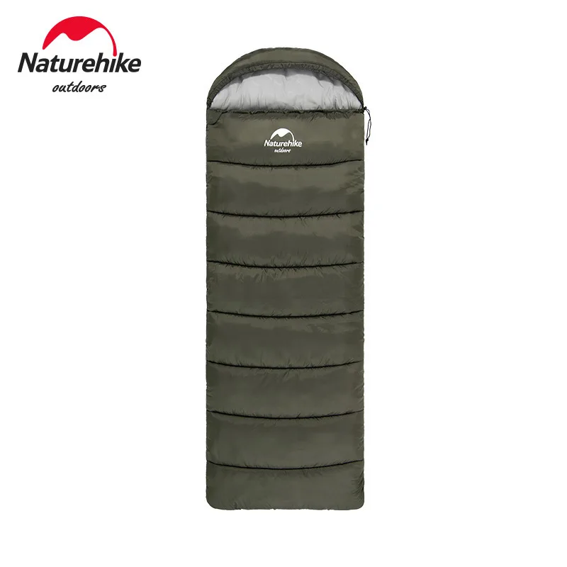 

Naturehike Envelope Sleeping Bag with Cap NH20MSD07 Thickened Adult Outdoor Camping Cold Proof and Warm Keeping Autumn Winter