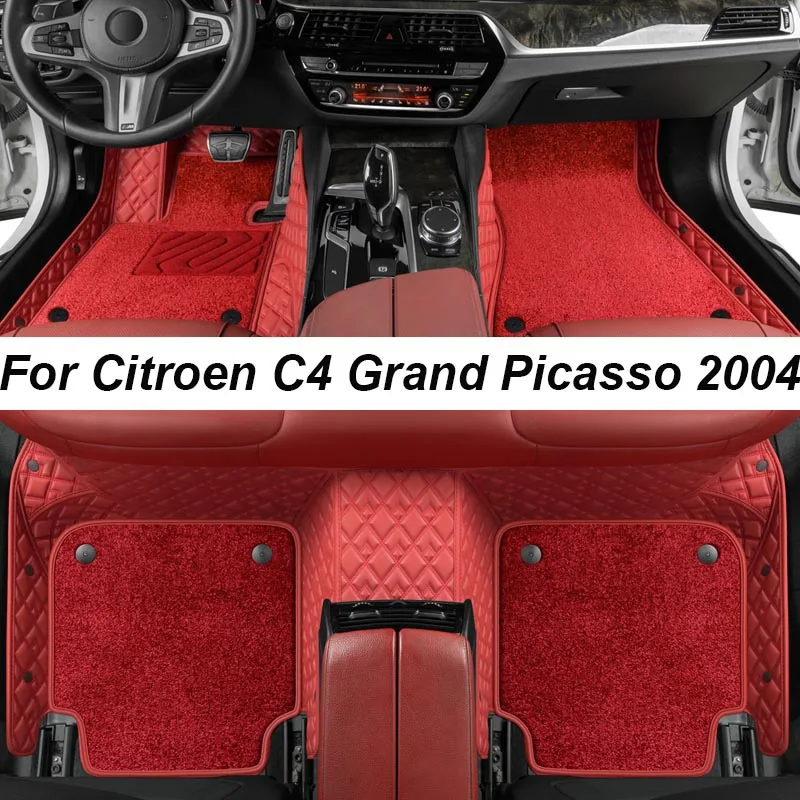 

Custom Luxury Floor Mats For Citroen C4 Grand Picasso 2004 NO Wrinkles Car Mats Accessories Interior Replacement Parts Full Set