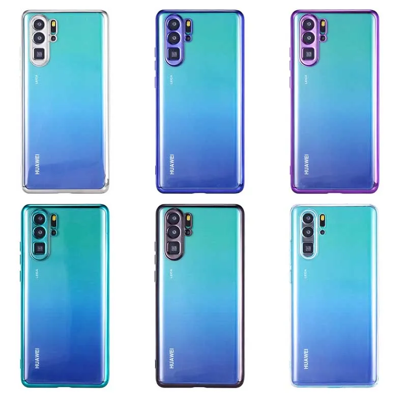 Прозрачный чехол с покрытием 100 Для huawei P40 lite Nova 7 7i 6se 5t Honor 30 20 V30 Mate Pro защитный