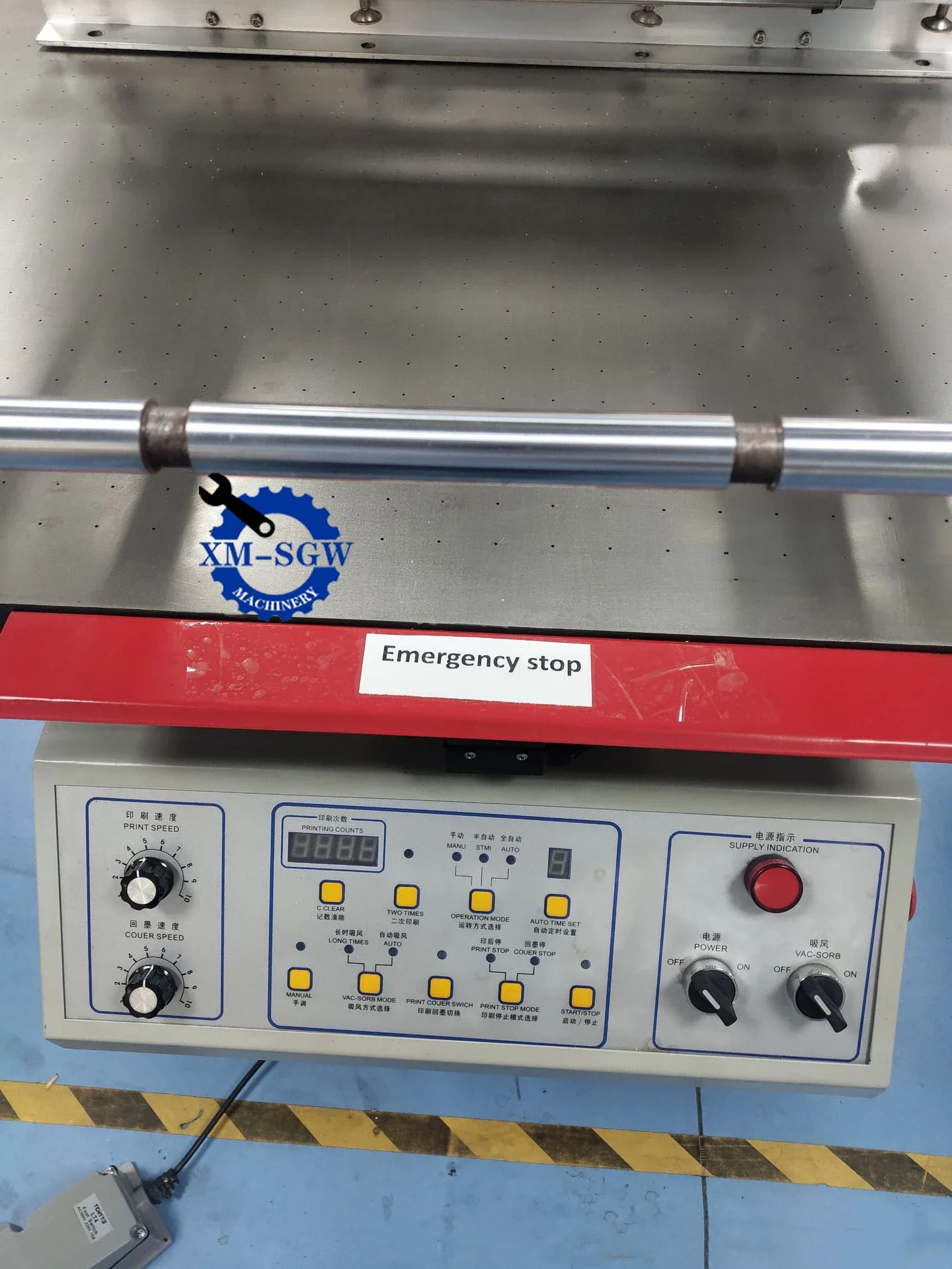 Горячая продажа автоматический одноцветный трафаретный принтер машина для