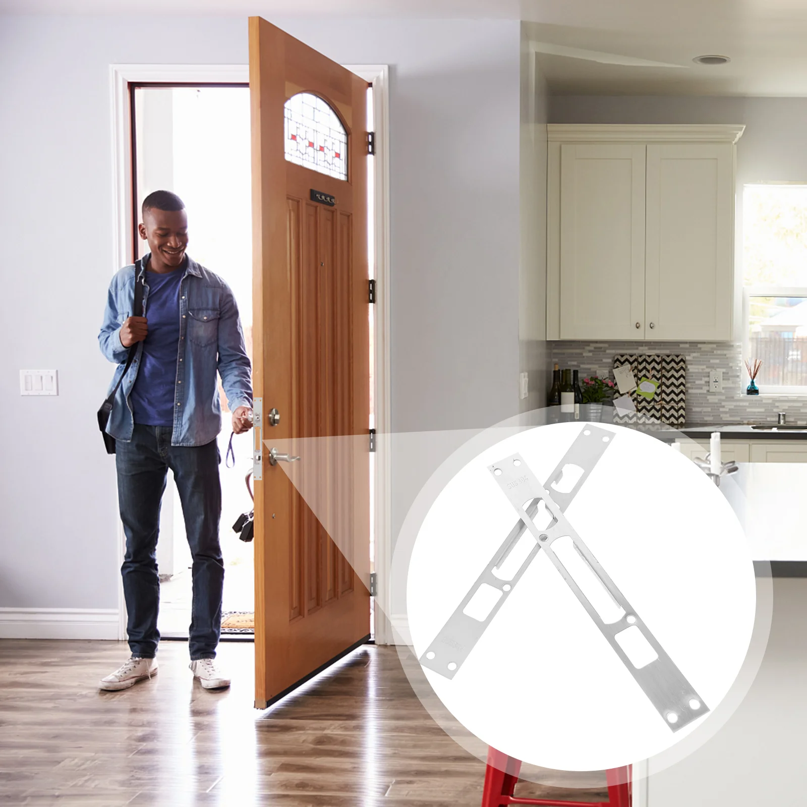 

2 шт., замки для дверей из нержавеющей стали