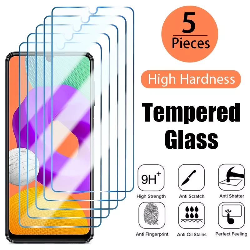 

5PCS Screen Protector for Samsung A52 A12 A32 A22 A52S 5G Tempered Glass for Samsung A51 A41 A70 A40 A50 A71 A72 A13 A53 Glass 2
