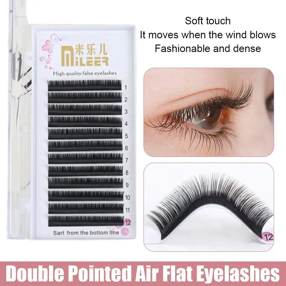 

Natural Individual Eyelash Extension Soft Professional Thicker Longer Curling Russian Volume False Eyelashes Women Makeup Tools
