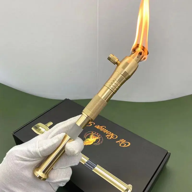 Фонарик с длинной ручкой зажигалка резервуар для хранения масла дизайн плащи