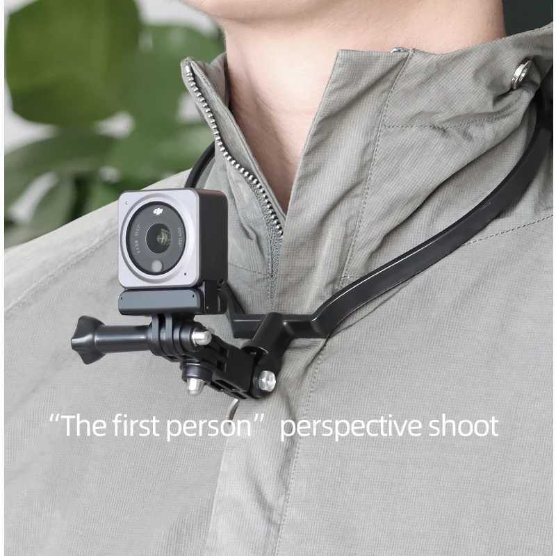 

DJI Action 2 подвесной держатель для телефона с креплением на шею для первого лица перспективная съемка Osmo Экшн-камера Vlog POV аксессуары для верхо...