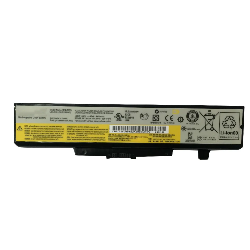 L09N6D16 57Y6440 L09S6D16 Аккумулятор для ноутбука Lenovo IdeaPad B560A Y460 Y460A Y560 V560A 10 8 В 48WH