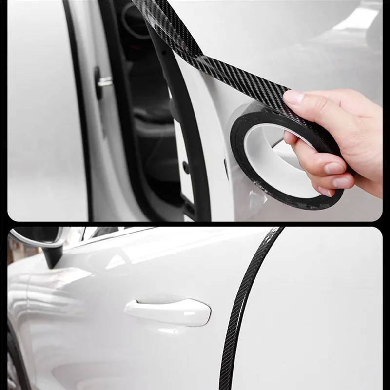 

Universal 10M Black Moulding Trim Strip Car Door Scratch Protector For Edge Guard Strips Crash Cover