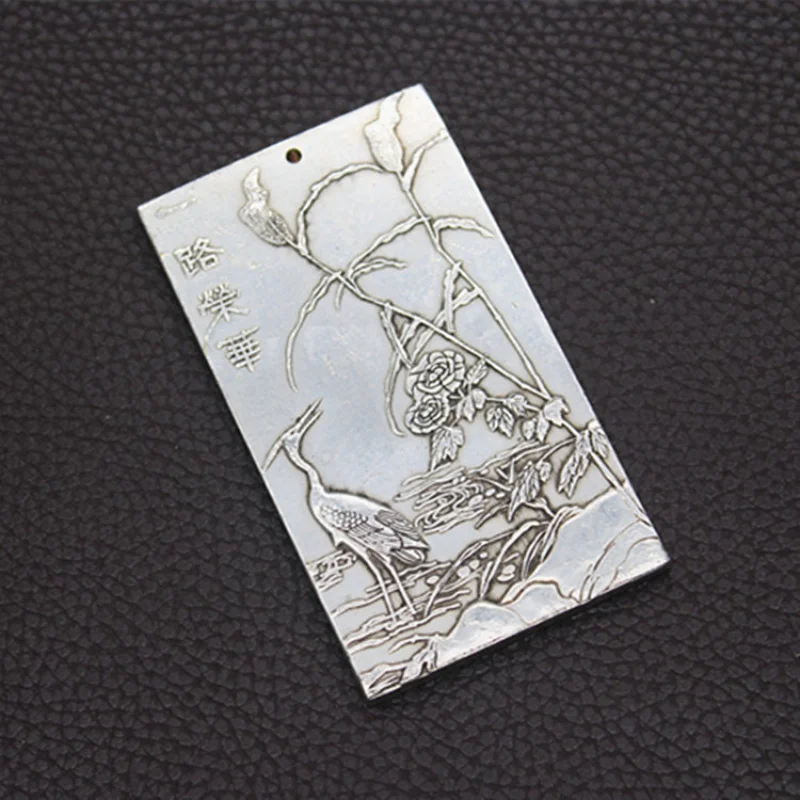 Античная разные коллекции Антикварная поясная бирка Медная Белая медная All the Way