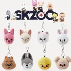 Skzoo плюшевые игрушки, брелок 16 см аксессуары кулон бродячие дети Skz  Stay мягкие куклы Kawaii мультфильм мягкие животные Поклонники подарок
