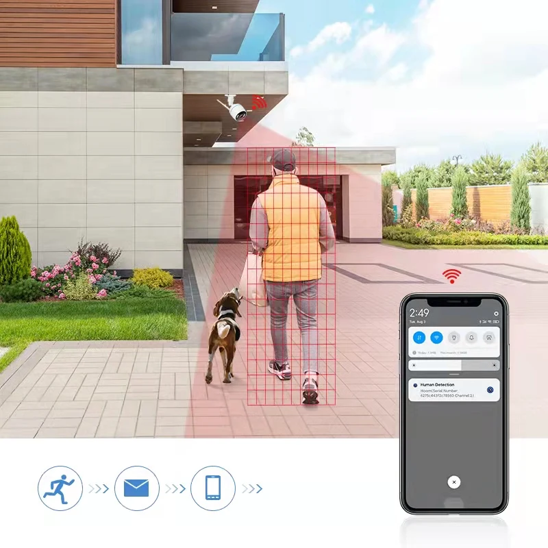 Обнаружение человека ночное видение водонепроницаемый беспроводной 10 1 дюйма LCD