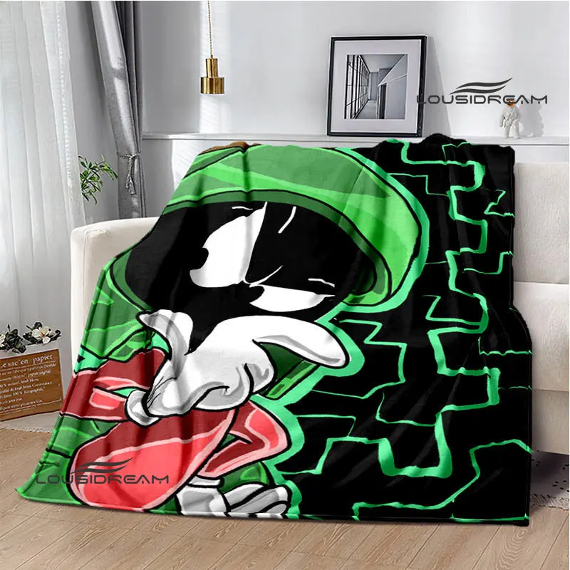 Одеяло детское Фланелевое с мультяшным принтом мягкое и удобное