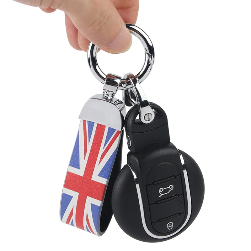 Подвесной брелок для автомобиля с разъемом Union Jack ключей Mini Cooper JCW One S F54 F55 F56 F60 R55 R56