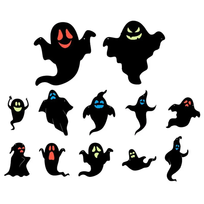 

Cartoon Specter Luminous Wall Stickers For Halloween Decoration Decals Baby Kids Rooms Home Decor Glow In The Dark Ghost Sticker
