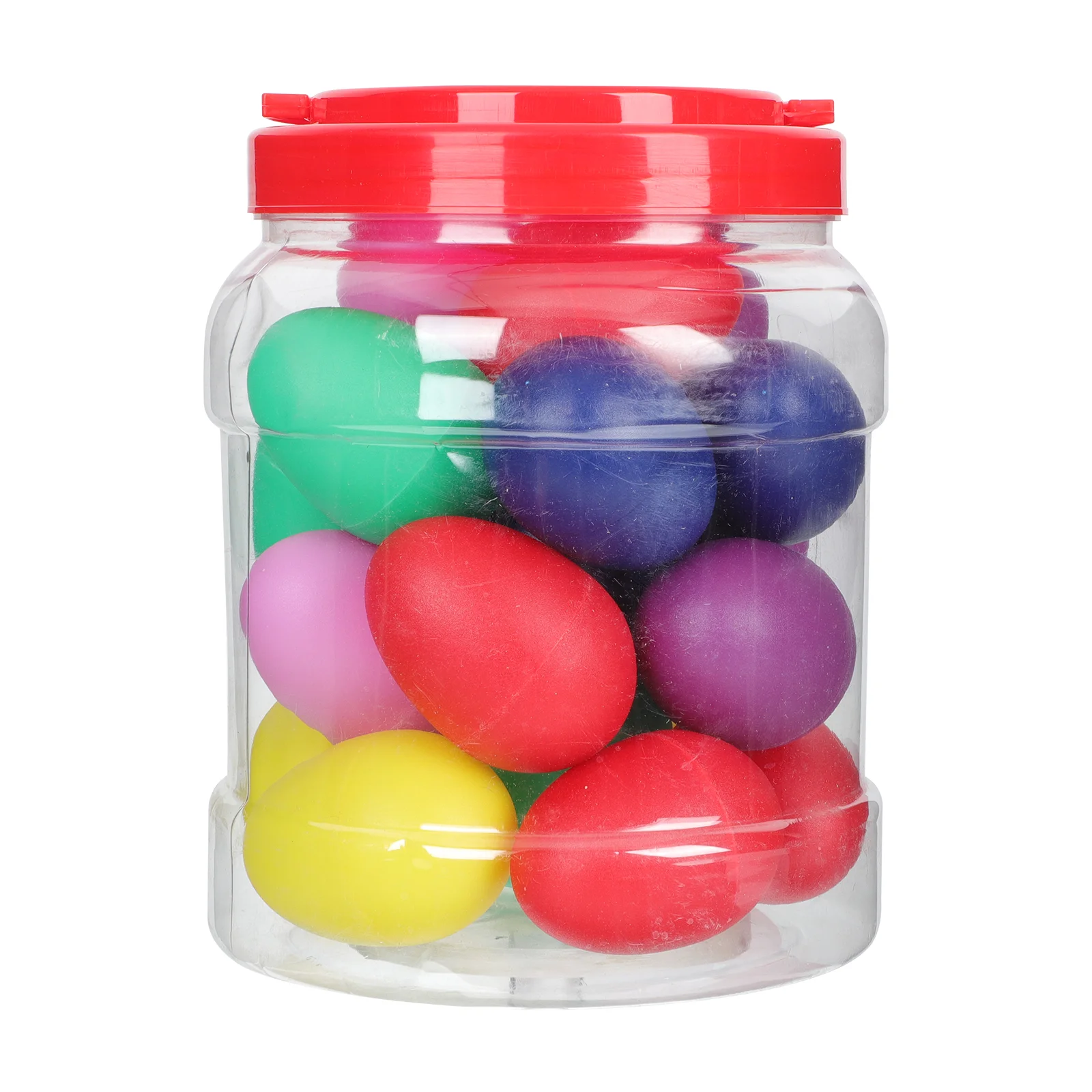 

20 Pcs Wood Toys Musical Instrument Sand Egg Percussion Instruments 6.5x4.5cm Eggs Plastic Plaything Baby