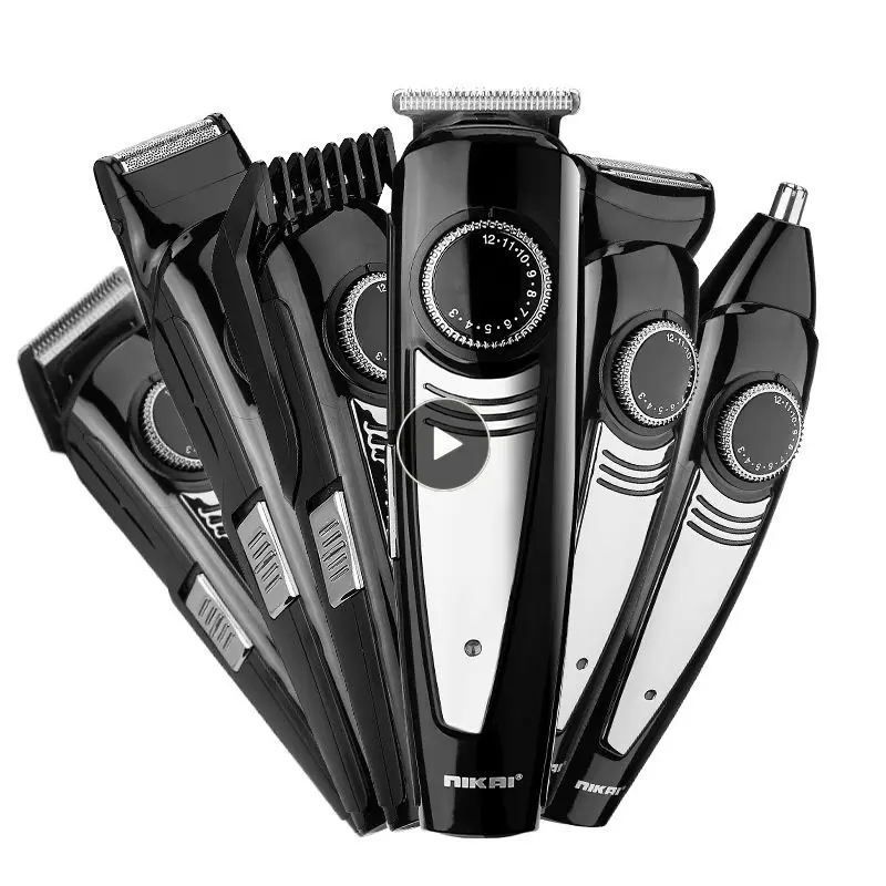 

Электрические машинки для стрижки волос NIKAI с USB, многофункциональные портативные триммеры для волос, бритва, Парикмахерская Машинка для стрижки волос T-type, ножницы QBMY