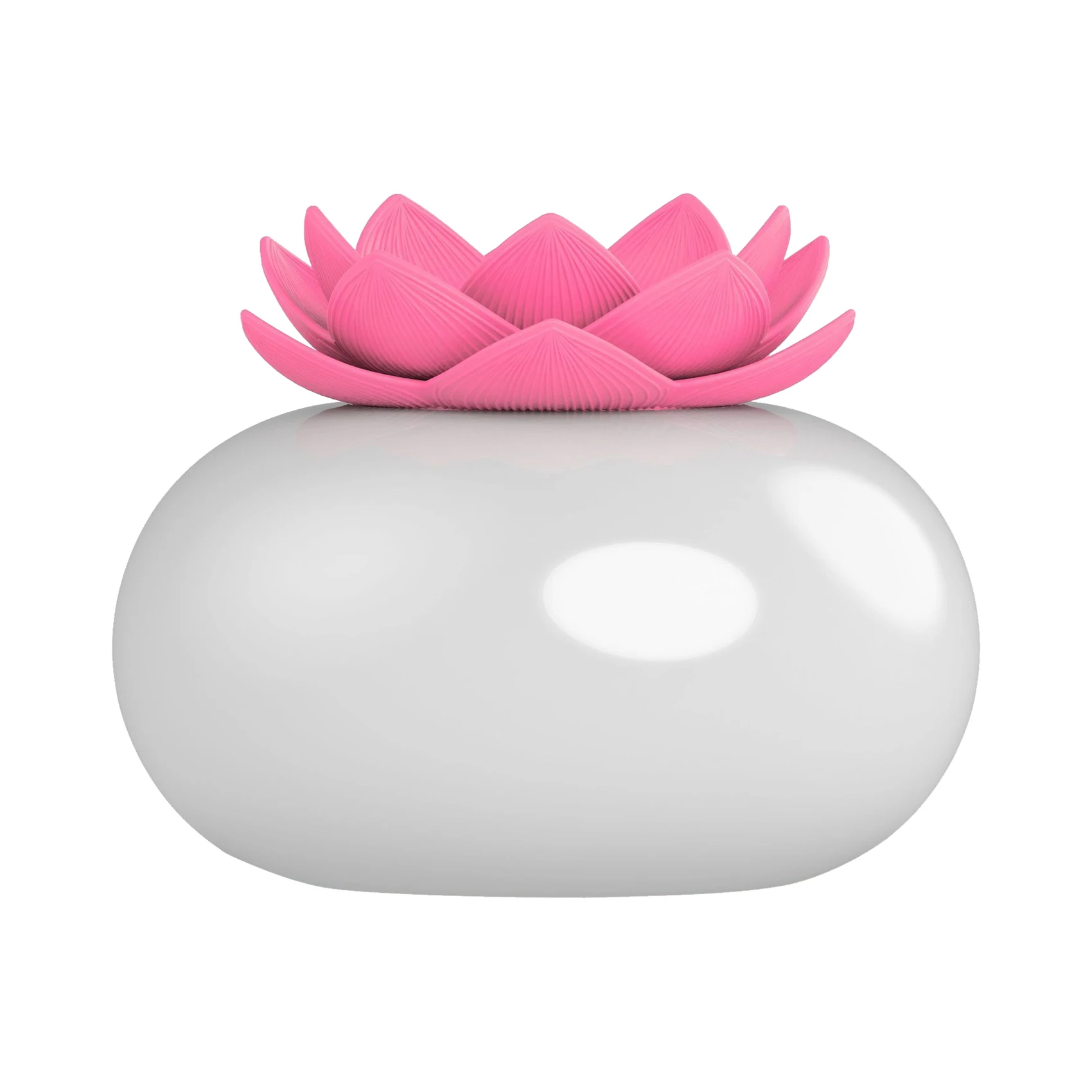 

Essential Oil Diffuser,Personal Lotus Humidifiers for Office Desk,Cute Lotus USB Cool Mist Humidifier,Pink+White