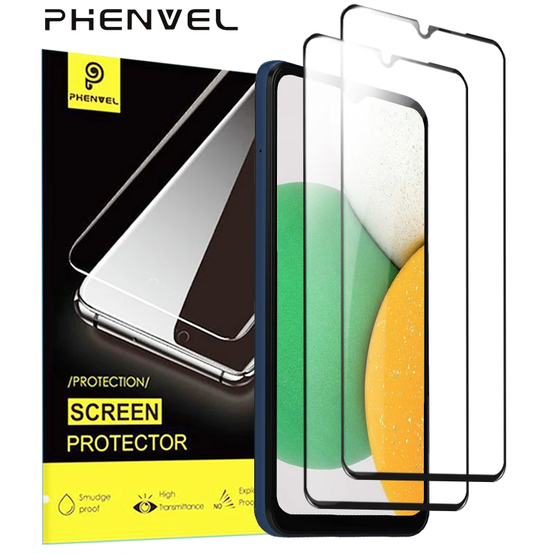 Олеофобное Защитное стекло для Samsung Galaxy A03 Core полная защита экрана закаленная