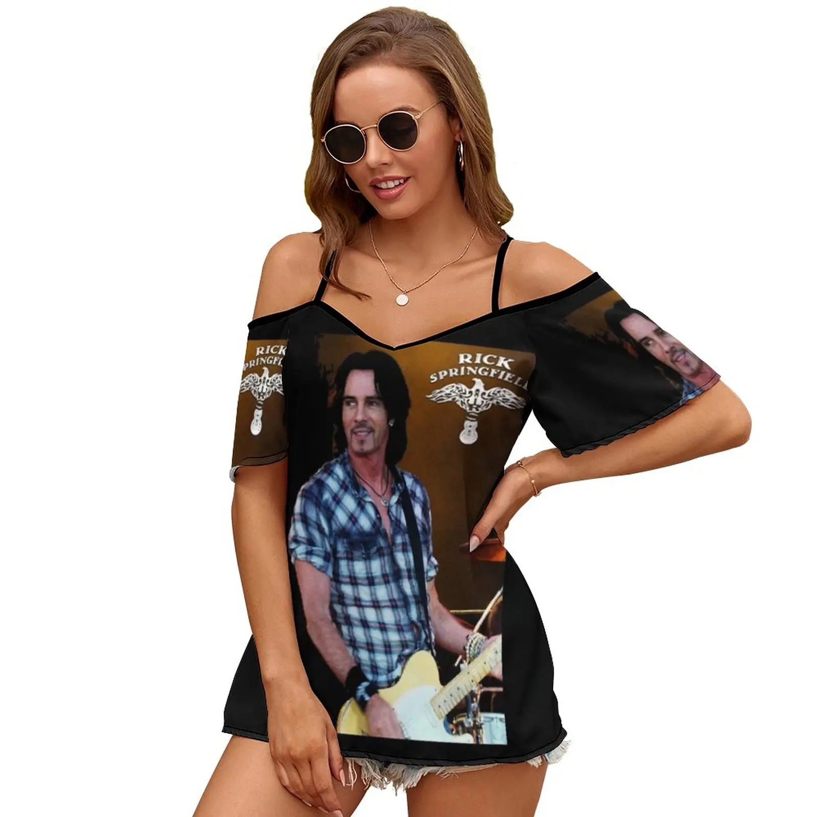 Rick Singer Man Popular 99Art Fashion Print Женская женская футболка для девочек Harajuku Топы и