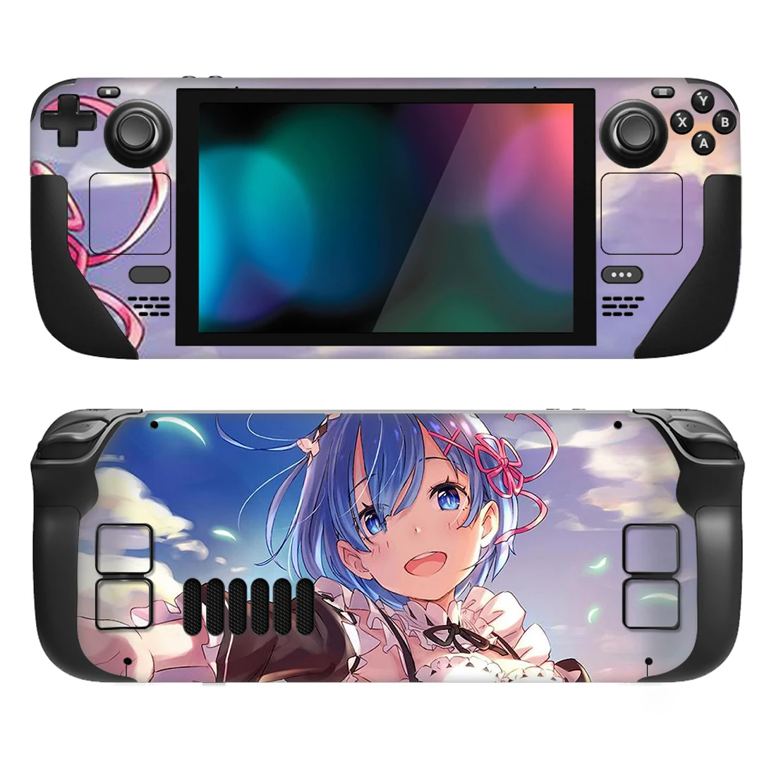 

Anime Cute Girl From Zero Rem Skin Sticker Decal Cover for Steam Deck Full Set Protective Skin Vinyl