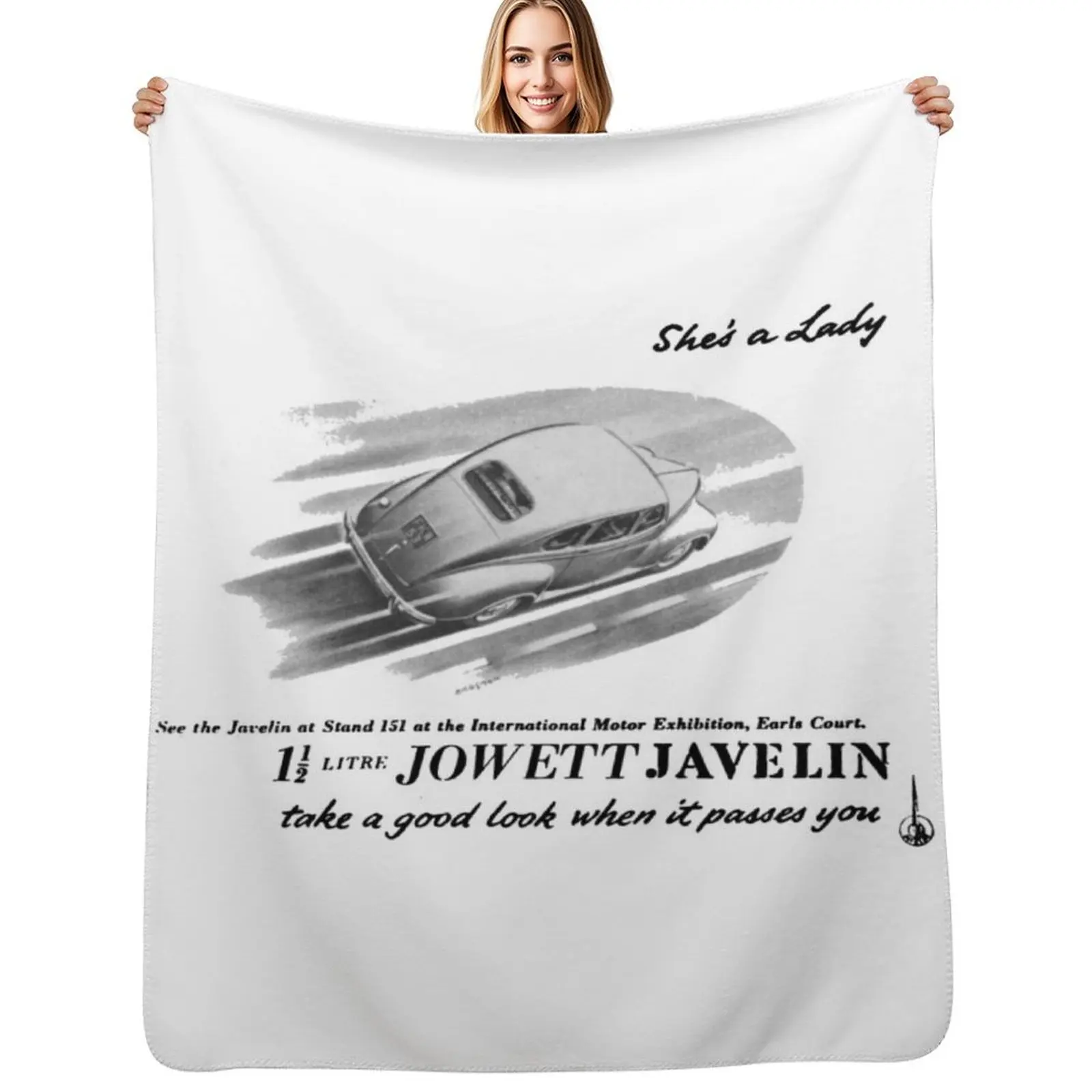 Фото Плед JOWETT JAVELIN из фланелевой ткани, декоративный, пушистый, теплый, зимний, мягкий плюшевый плед для переезда. №1