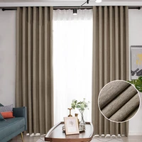 modern blackout curtains for living room solid color window curtains for bedroom kitchen curtains finished drapes blinds