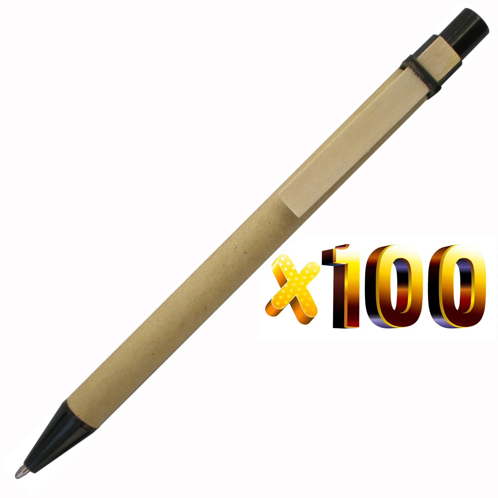 

Шариковая ручка с деревянным зажимом, экологически чистая Экологически чистая шариковая ручка с принтом логотипа на заказ, 100 шт./партия