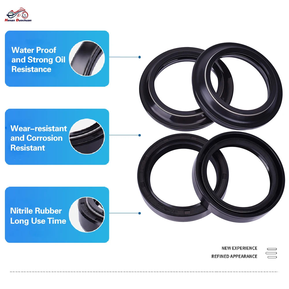 

40x52x10 Motorcycle Front Fork Oil Seal 40 52 Dust Cover For Honda HM CRE50 CRE 50 SIX 09 DERAPAGE COMP 50 For KTM MC 250 MC250