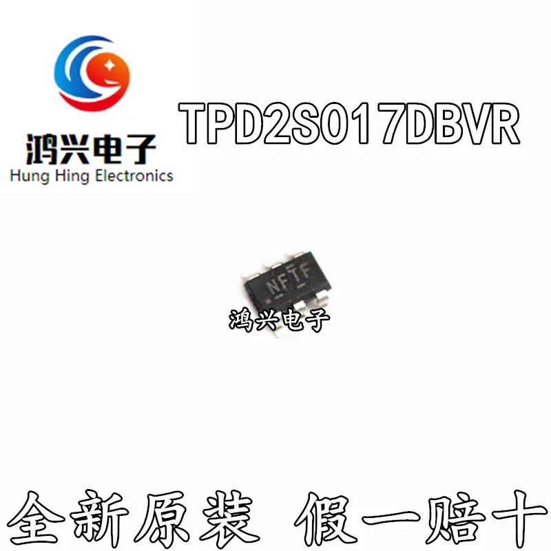 

30 шт. оригинальные новые 30 шт. оригинальные новые TPD2S017DBVR SOT23-6 трафаретная печать NFTF TPD2S017 ESD защитная трубка