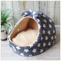 foldable pet cat cave house kitten bed cama para cachorro soft dog house cat castle home shape kitty tent puppy kennel with mat