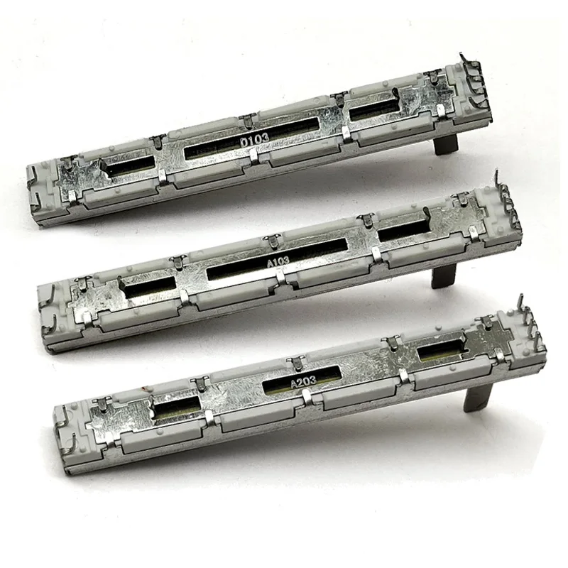 9 шт. 7 5 см микшер потенциометр 75 мм Фейдер двойной A10K A20K D10K 6pin стерео для Yamaha