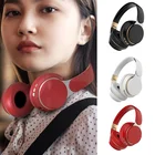 Спортивная Беспроводная складная Выдвижная Bluetooth-гарнитура, совместимая с 5,0 стереонаушниками