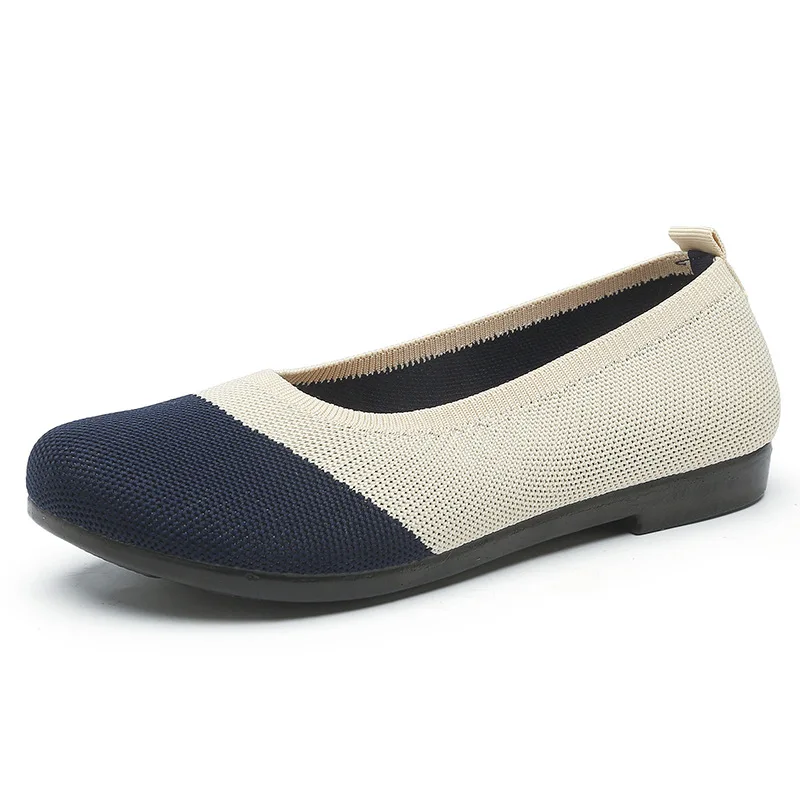 

Туфли женские сетчатые дышащие, мягкие кроссовки, Повседневная Эластичная обувь на плоской подошве, Нескользящие, легкие лоферы, лето 2023