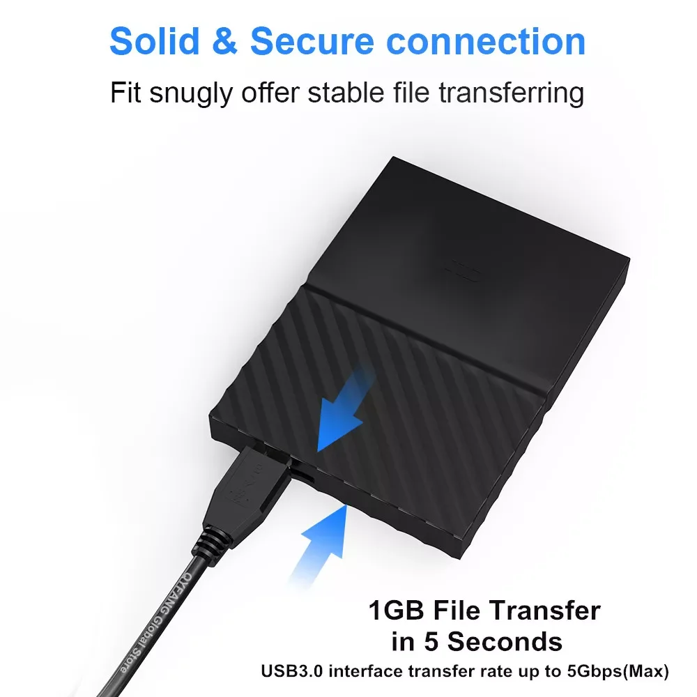 Кабель USB Micro B Type-A к 3 0 кабельный разъем 5 Гбит/с внешний кабель для жесткого диска