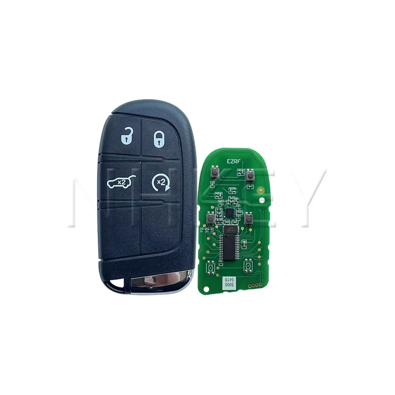 

NH KEY для Jeep Compass/Trailhawk 2017-2022 Смарт-брелок-брелок-2/3/4/5-кнопочный вход без ключа, чип 433 МГц 4A и SIP22 (Артикул: M3N- 40821302 )