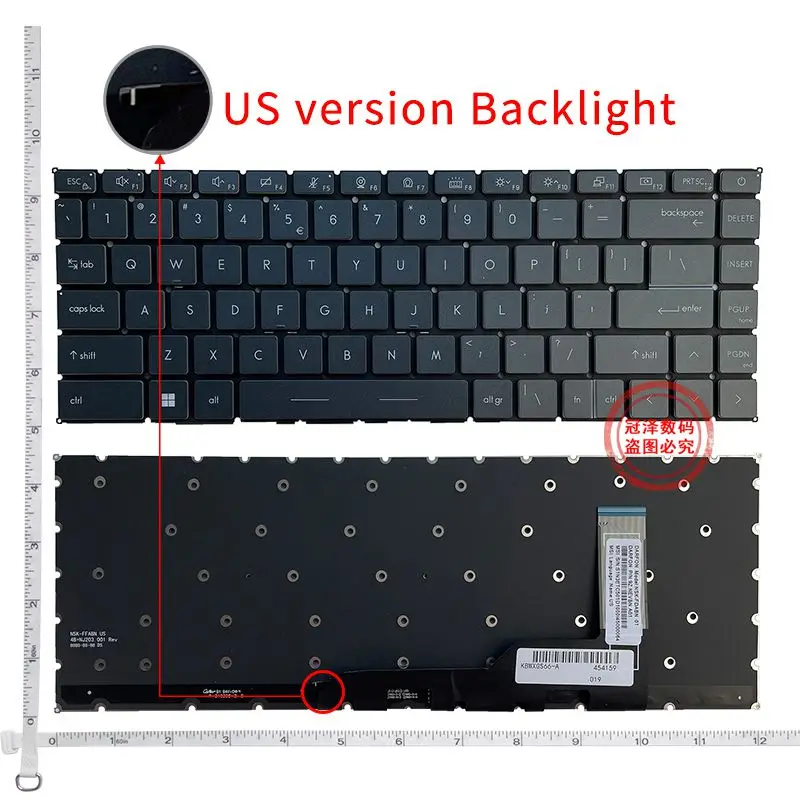 Новая клавиатура RU/US для MSI GE66 GP66 Raider 10SF 10SFS 10SGS MS-1541 GS66 Stealth 10SD 10SE MS-16V1 с RGB подсветкой