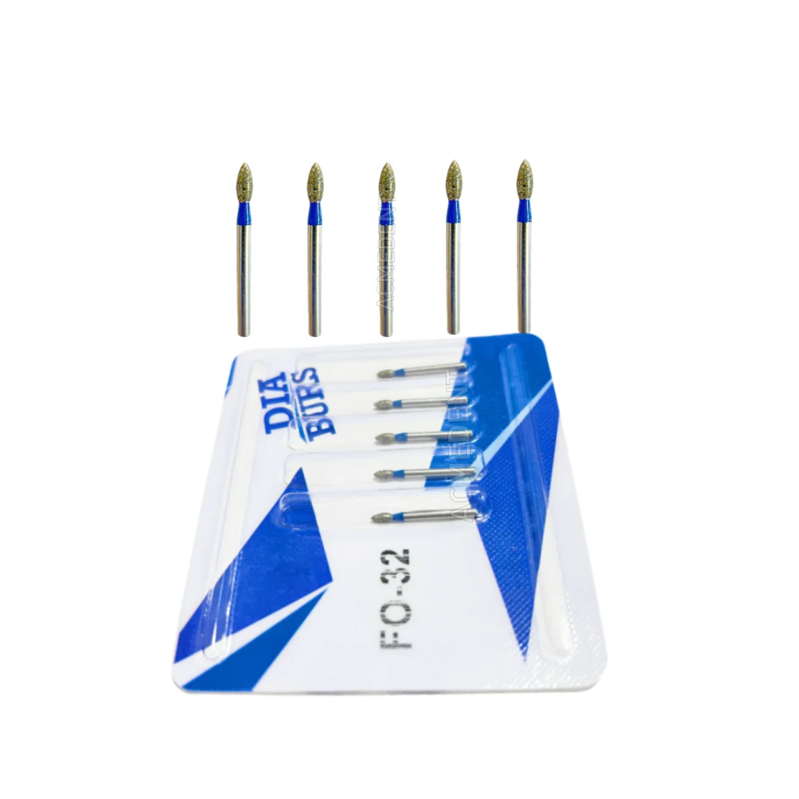 10 шт. Стоматологические алмазные Буры пламя средней яркости формирование