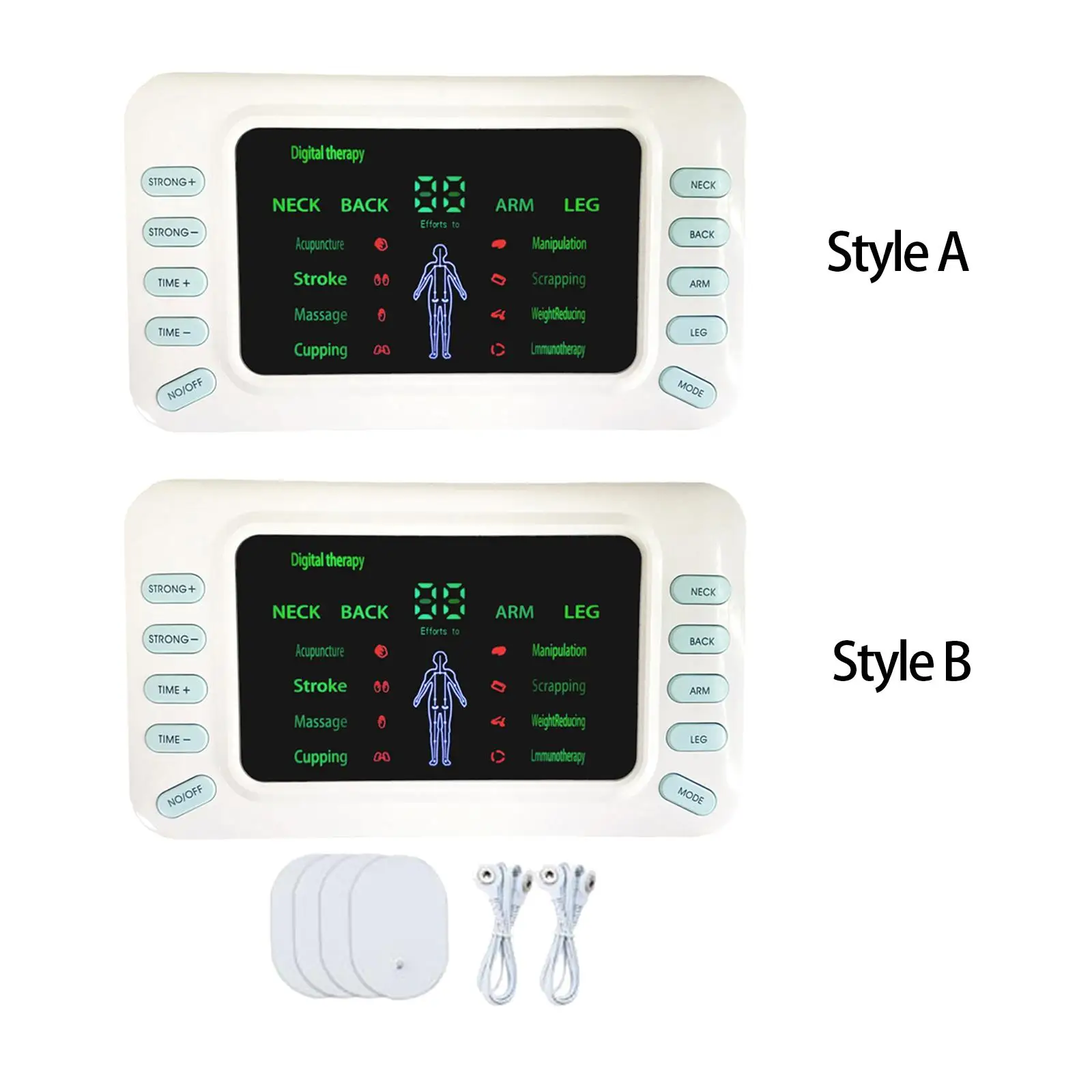 

Electric Pulse Massager Tens EMS Unit Multi Modes Dual Channel Handheld 15 Leves Intensity Muscle Massager Gift for Mom Dad