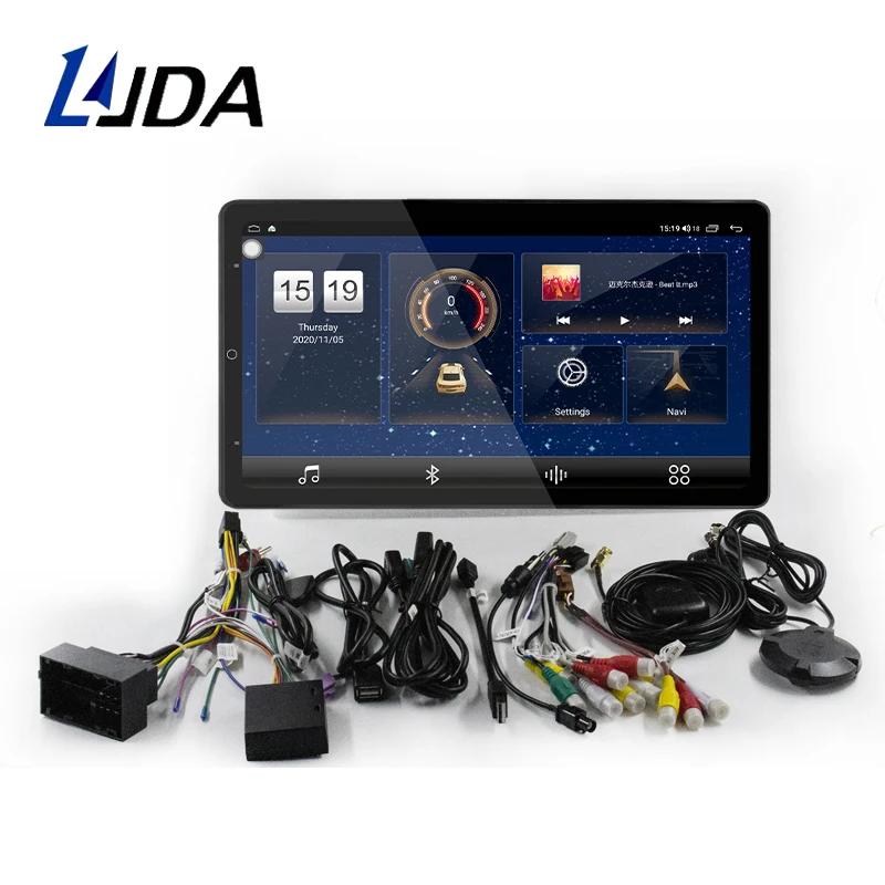 Автомобильный мультимедийный плеер DSP Carplay 1 Din Android 10 GPS для Fiat Ducato 2009-2015 Citroen Jumper