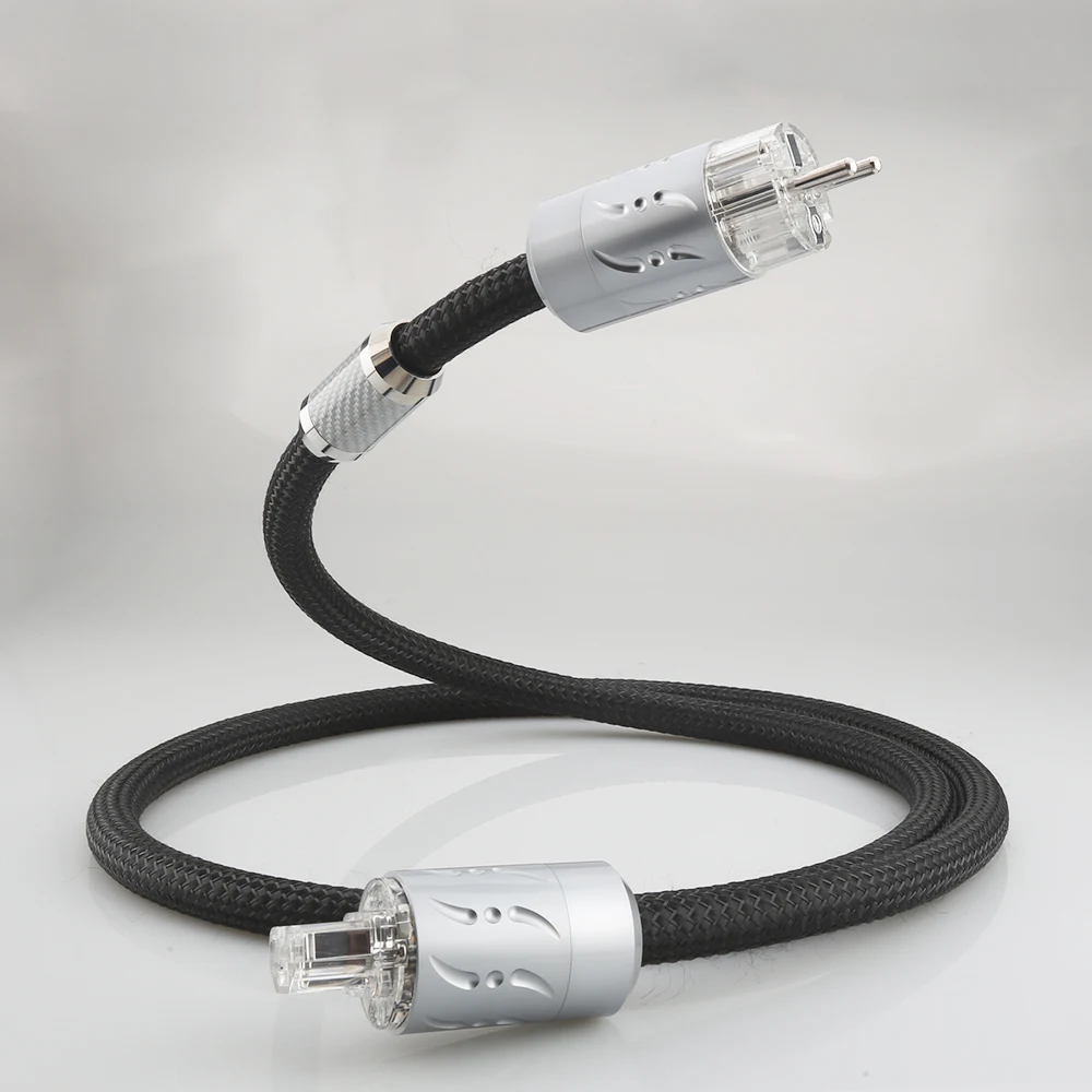 4 м, 16 шт., мультипликаторный медный аудиокабель переменного тока с вилкой из чистой меди