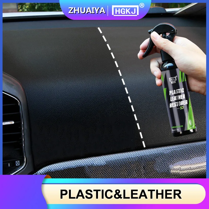 

Plastic Restore Super Shine Car Interior Cleaner Non-greasy Long Lasting Maintain Gloss Auto Detailing Quick Coating Protection