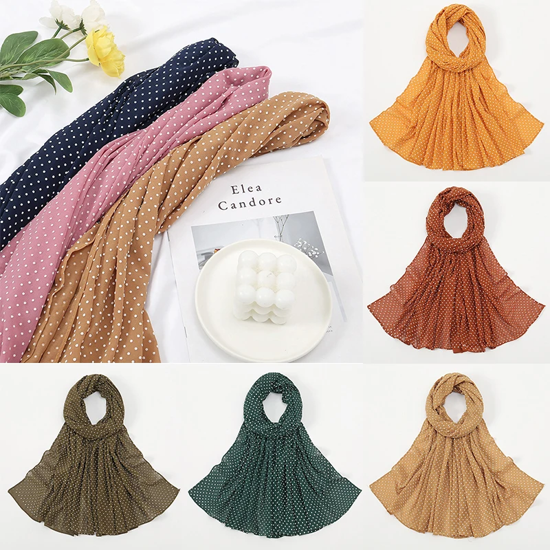 

Мусульманский шифоновый хиджаб шарф женский длинный однотонный головной платок для женщин хиджабы шарфы женская мусульманская вуаль Джерси хиджаб 180*70 см