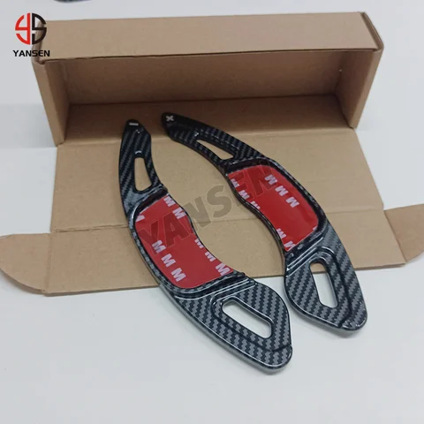 Лопатка переключения передач DSG для Volkswagen Golf 7 Mk7 R-Line GTI VW Golf 7 2013-2018, рулевое колесо из углеродного волокна